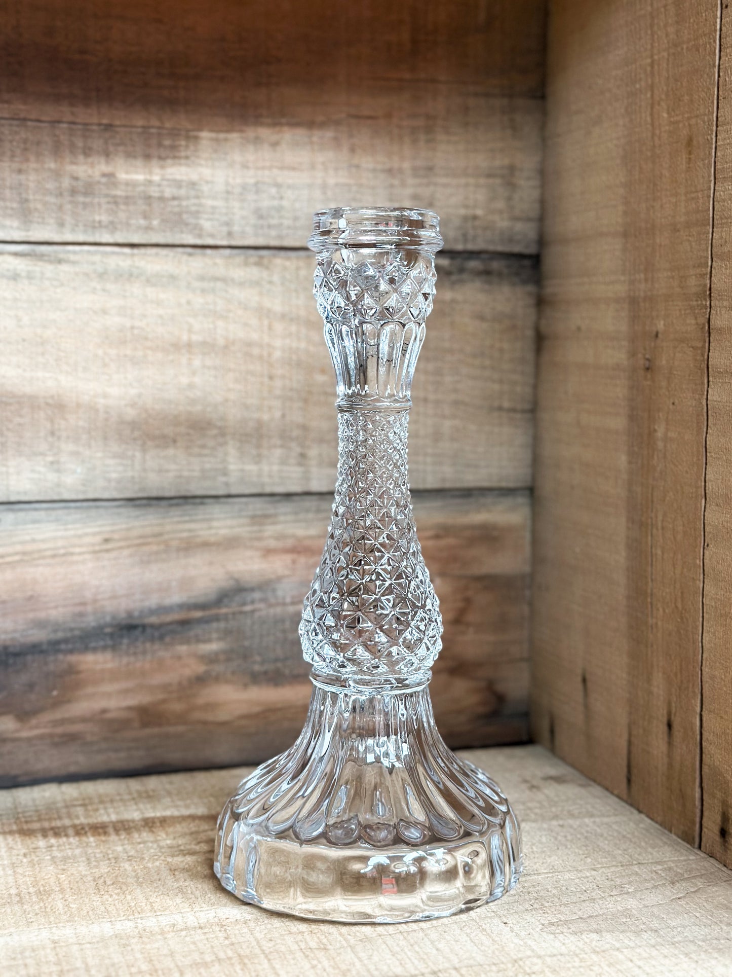 cristalla candle holders // large