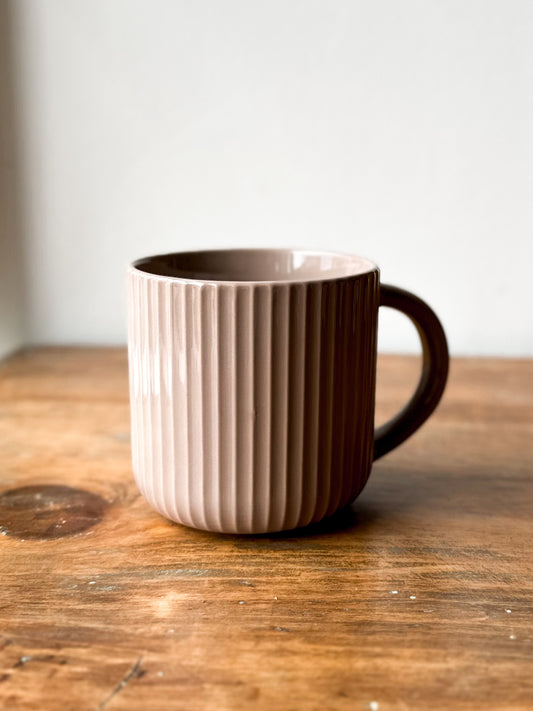 driftwood fluted mug