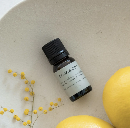 lemon, rosemary + sage essential oil