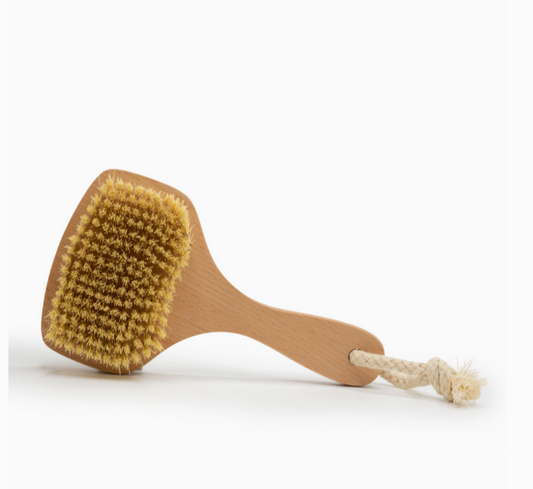 paddle dry body brush