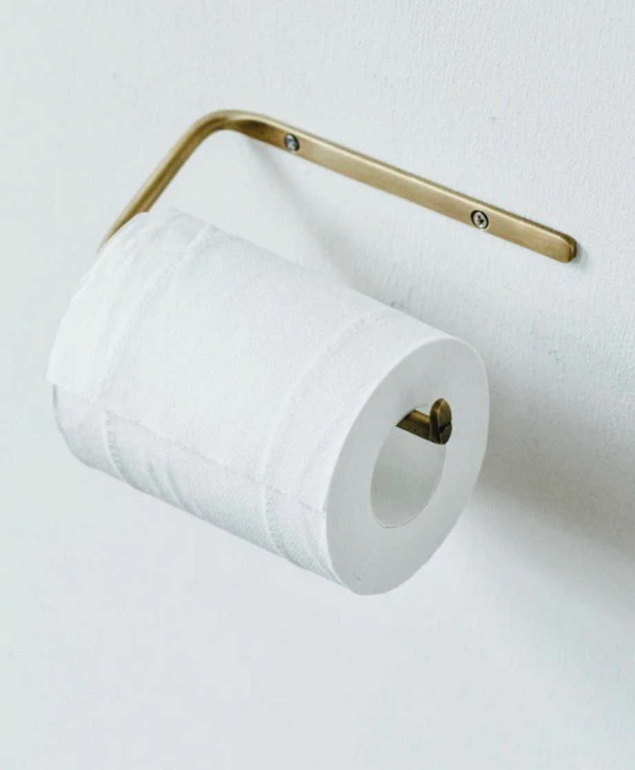 toilet paper holder // 2 finishes