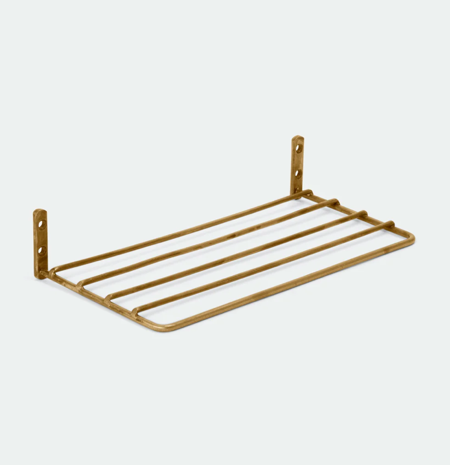 brass wire shelf