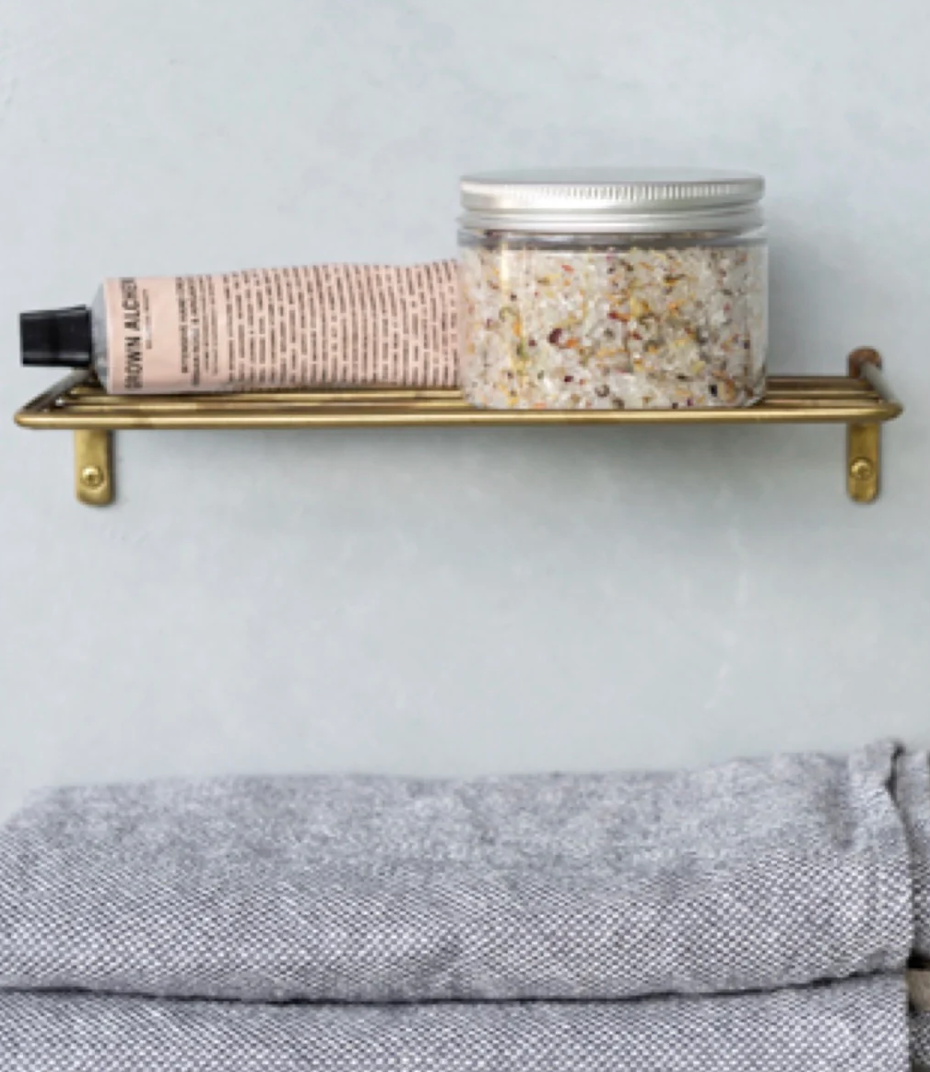 brass wire shelf