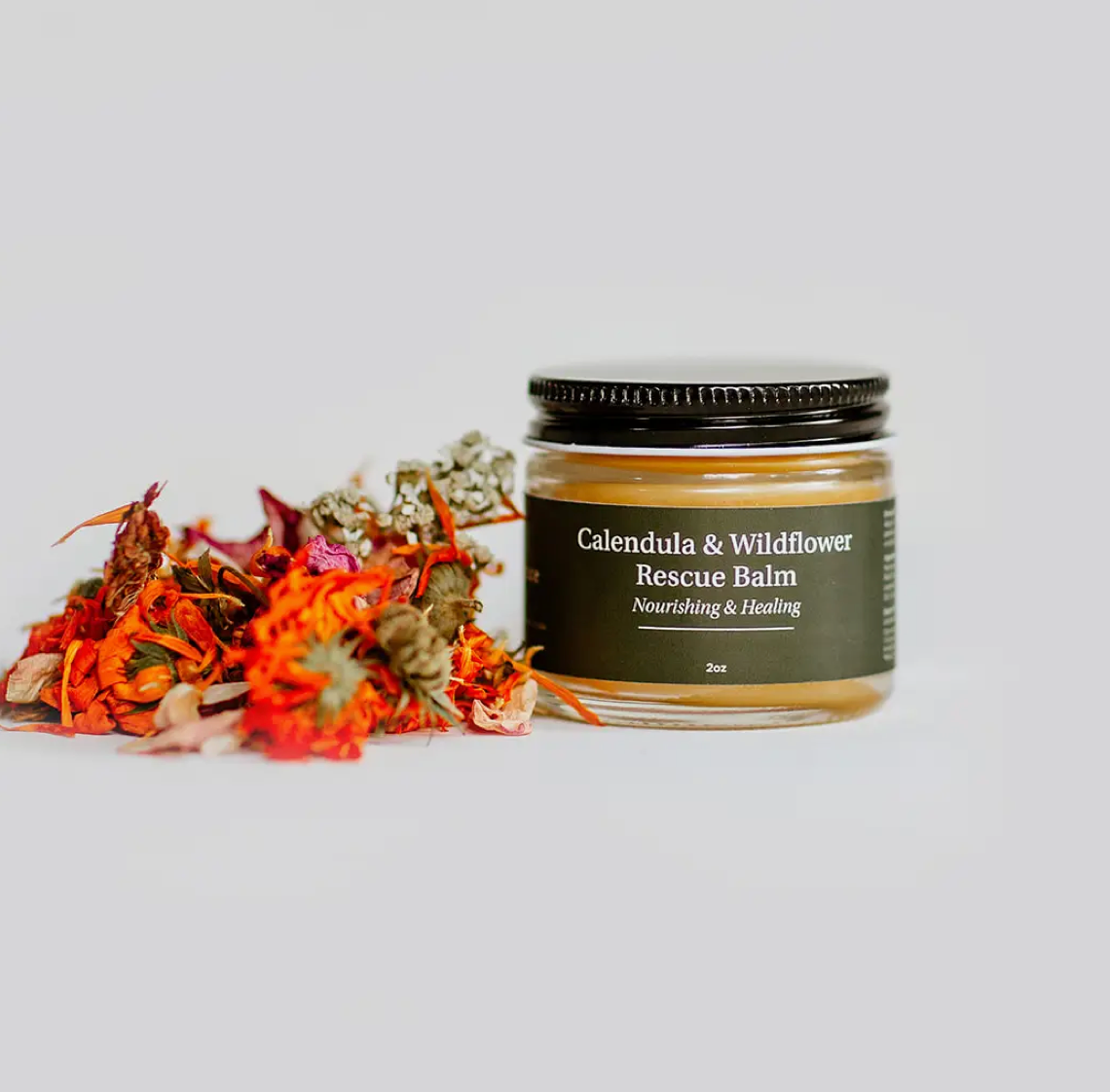 calendula + wildflower rescue balm