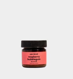 raspberry bubblegum lip scrub