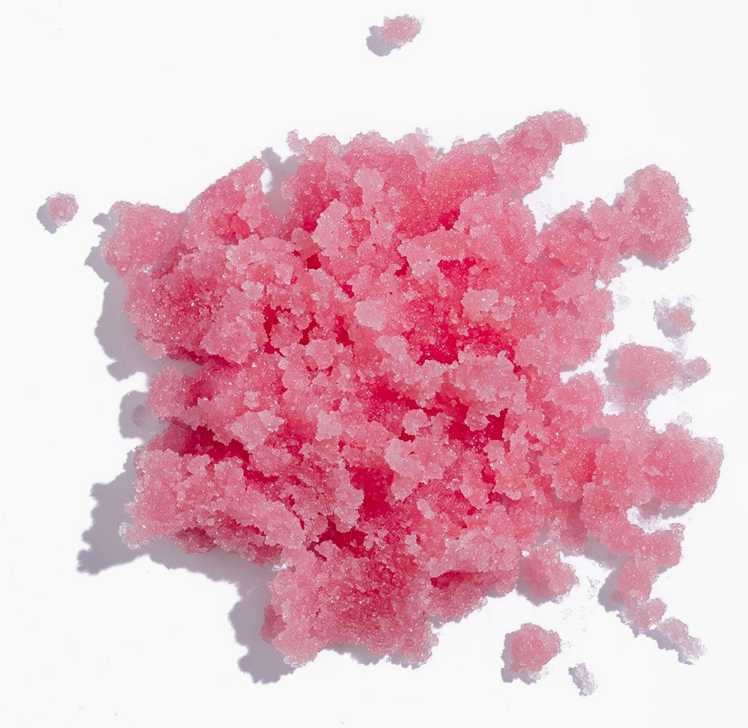 raspberry bubblegum lip scrub