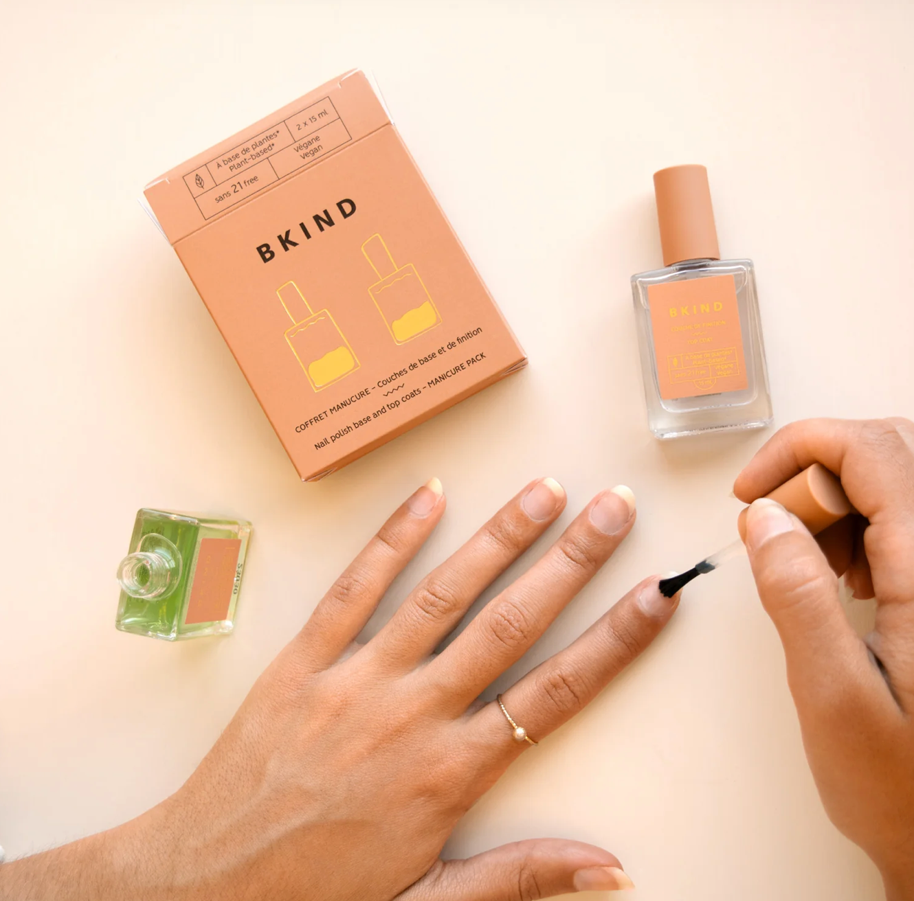 duo manicure pack // base + top coat