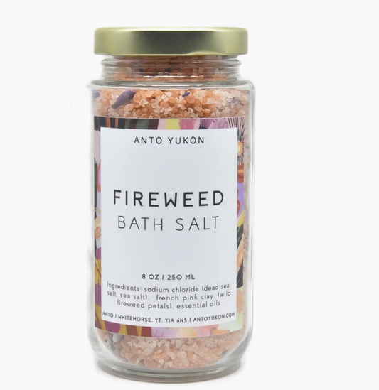 fireweed bath salt jar