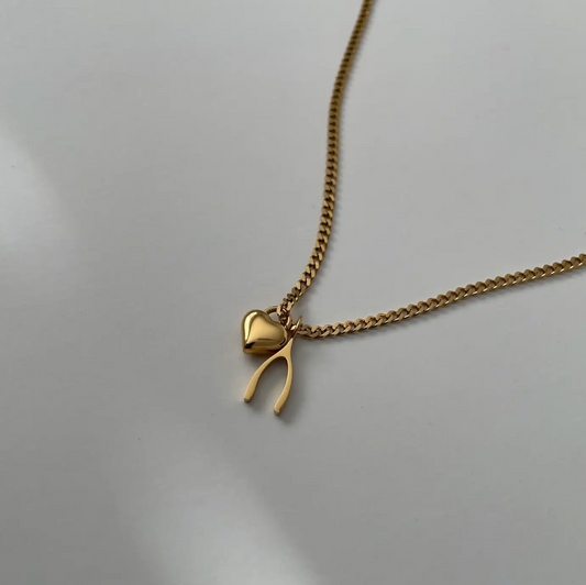 wishbone necklace