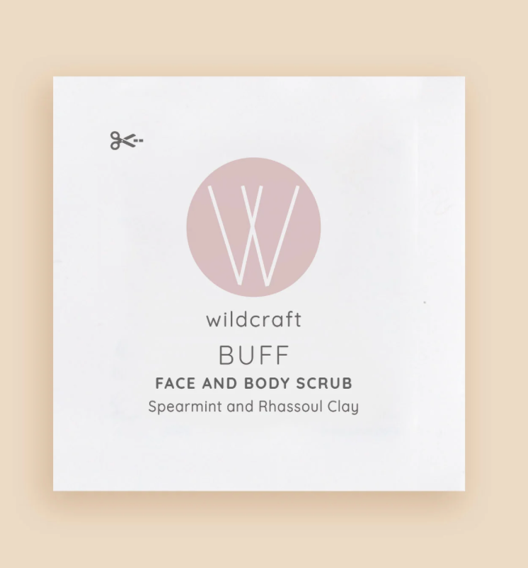 Buff face + body scrub